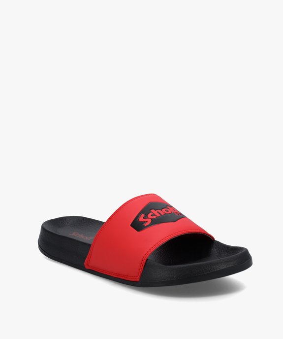 Mules de piscine homme bicolores – Schott N.Y.C. vue2 - SCHOTT - GEMO