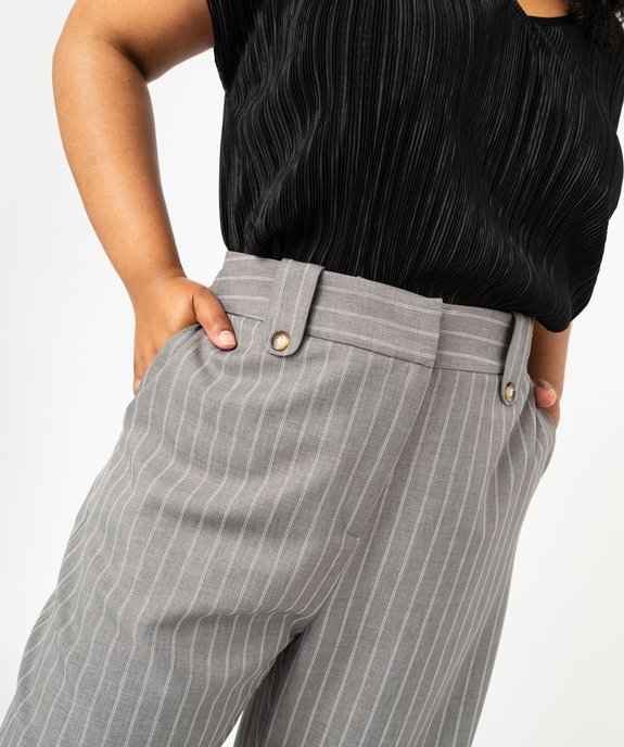 Pantalon de tailleur large femme grande taille vue2 - GEMO (G TAILLE) - GEMO