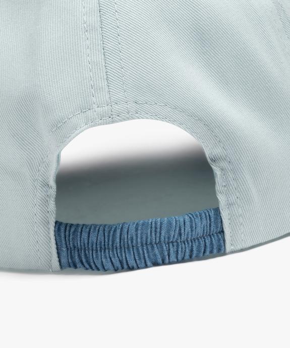 Casquette tricolore avec message en maille bouclette bébé vue3 - GEMO (ACCESS) - GEMO