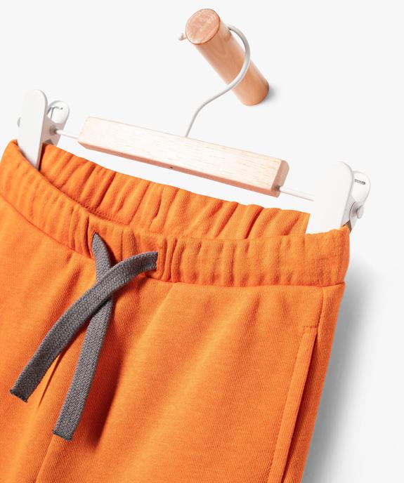 Bermuda en molleton bébé garçon vue2 - GEMO 4G BEBE - GEMO