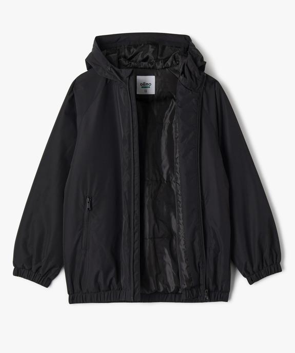 Blouson à capuche avec matelassage fin garçon vue5 - GEMO 4G GARCON - GEMO