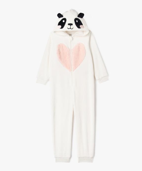 Combinaison pyjama à capuche motif panda fille - GEMO (ENFANT) Combinaison pyjama à capuche motif panda fille vue1 - GEMO (ENFANT) - GEMO
