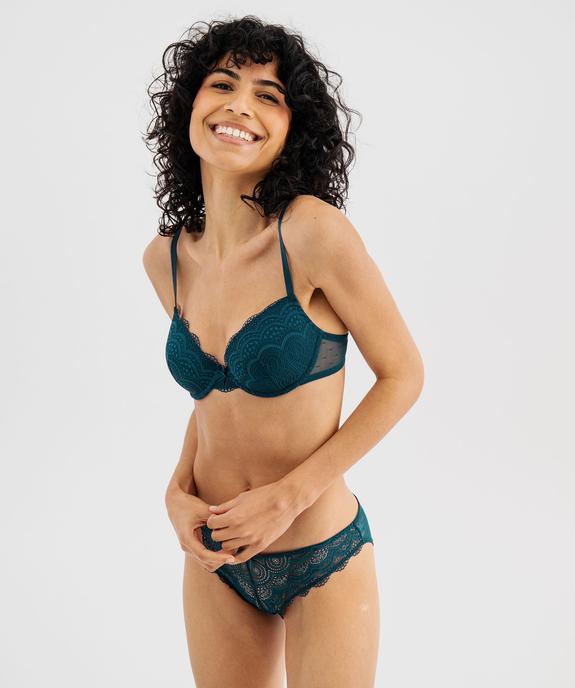 Culottes en dentelle et tulle femme (lot de 2) vue1 - GEMO(HOMWR FEM) - GEMO