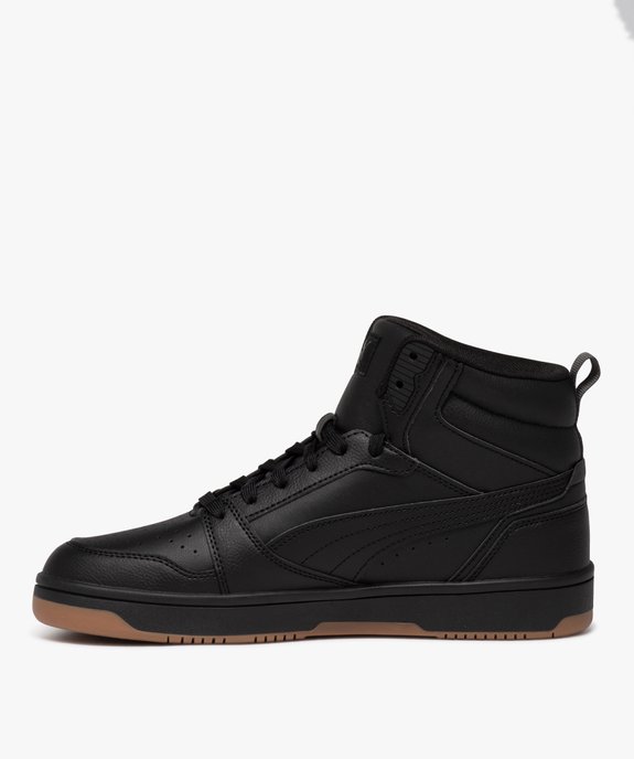Baskets homme mid-cut unies à lacets - Puma Rebound  vue3 - PUMA - GEMO