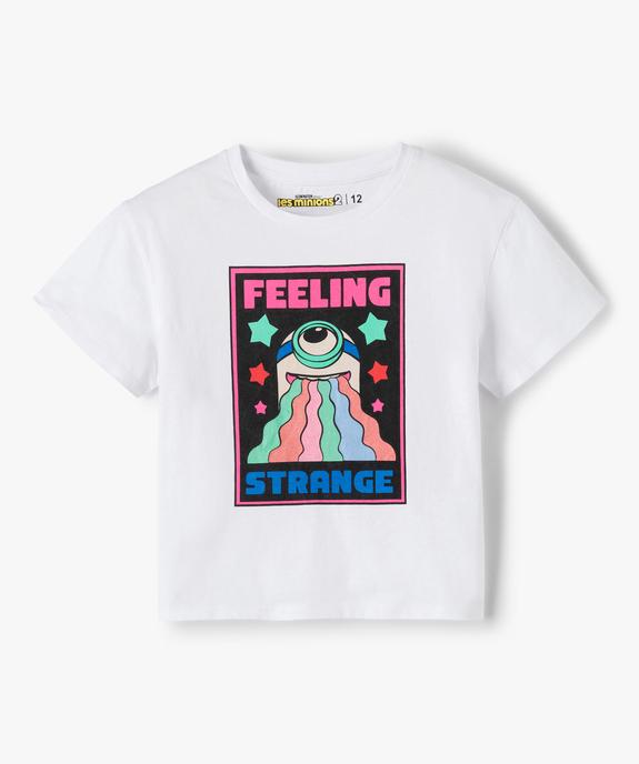 Tee-shirt fille avec motif XXL pailleté – Les Minions 2 vue1 - NBCUNIVERSAL - GEMO