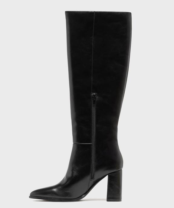 Bottes à haut talon et bout pointu femme vue3 - FOLLOW ME G4G - GEMO