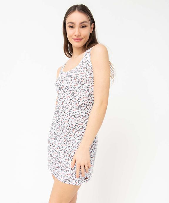 Chemise de nuit femme sans manches - LuluCastagnette vue5 - LULUCASTAGNETTE - GEMO