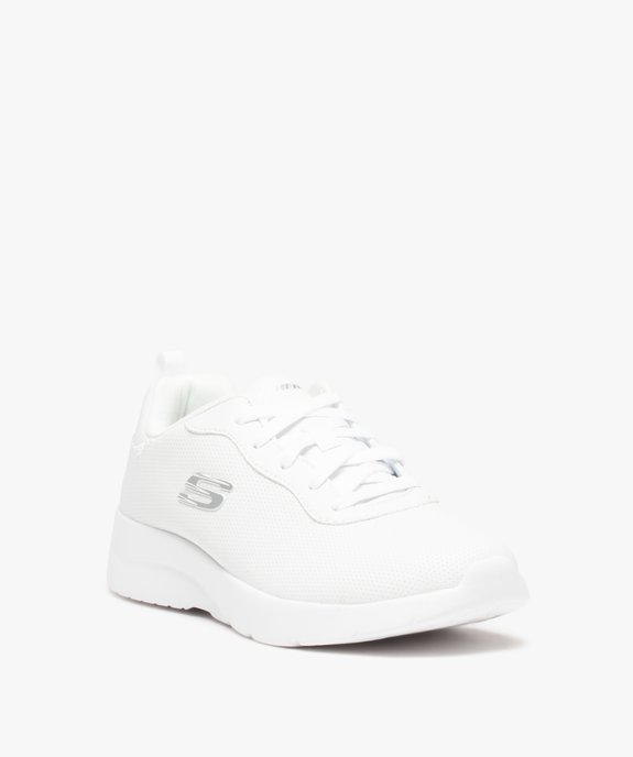 Baskets femme unies légères à lacets - Skechers vue2 - SKECHERS - GEMO