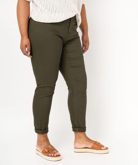 Pantalon coupe Regular femme grande taille vue1 - GEMO (G TAILLE) - GEMO