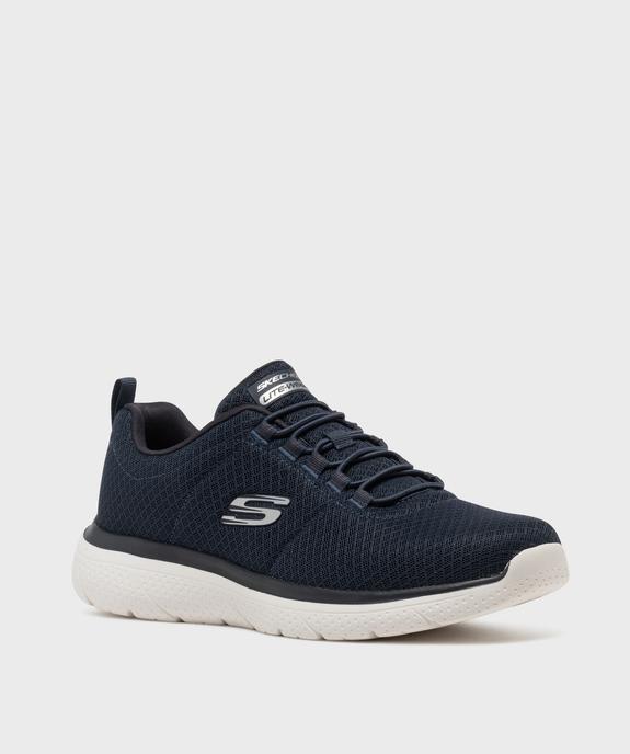 Baskets basses en mesh à semelle légère homme - Skechers vue2 - SKECHERS - GEMO