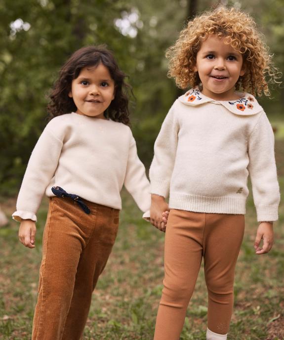 Pantalon en velours côtelé avec taille ajustable bébé fille - LuluCastagnette vue5 - LULUCASTAGNETTE - GEMO