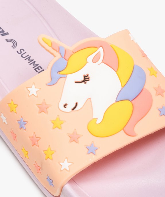 Mules de piscine fille décor licorne vue6 - GEMO (ENFANT) - GEMO