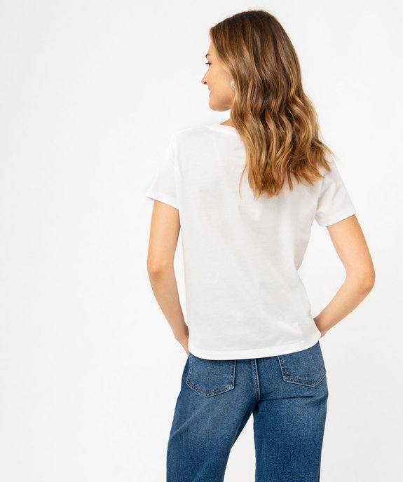 Tee-shirt à manches courtes avec touches pailletées femme - Harry Potter vue3 - HARRY POTTER - GEMO