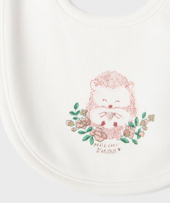 Bavoir naissance en jersey de coton (lot de 3) vue2 - GEMO 4G BEBE - GEMO