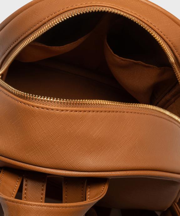 Sac à dos avec détails métalliques femme vue3 - GEMO (ACCESS) - GEMO