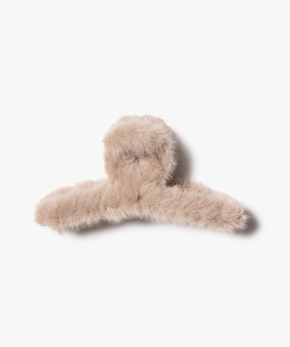 Pince femme forme crabe en maille peluche vue1 - GEMO (ACCESS) - GEMO