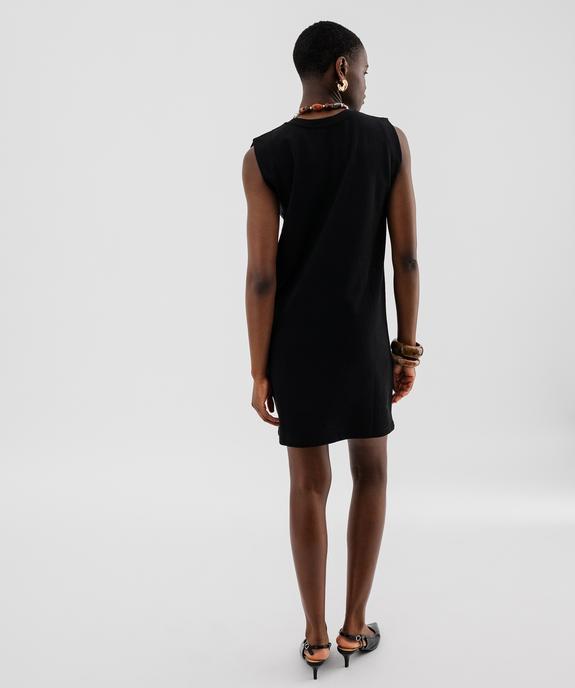 Robe droite sans manches unie femme vue3 - GEMO(FEMME PAP) - GEMO