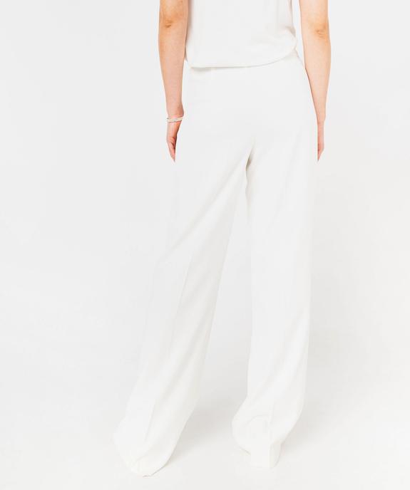 Pantalon de tailleur fluide avec pli marqué femme vue3 - GEMO(FEMME PAP) - GEMO