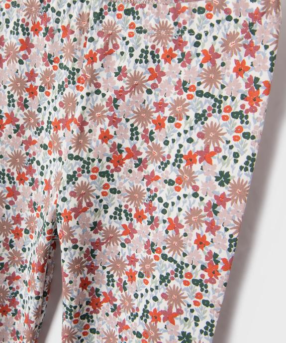 Legging imprimé avec taille élastique fille vue2 - GEMO (ENFANT) - GEMO
