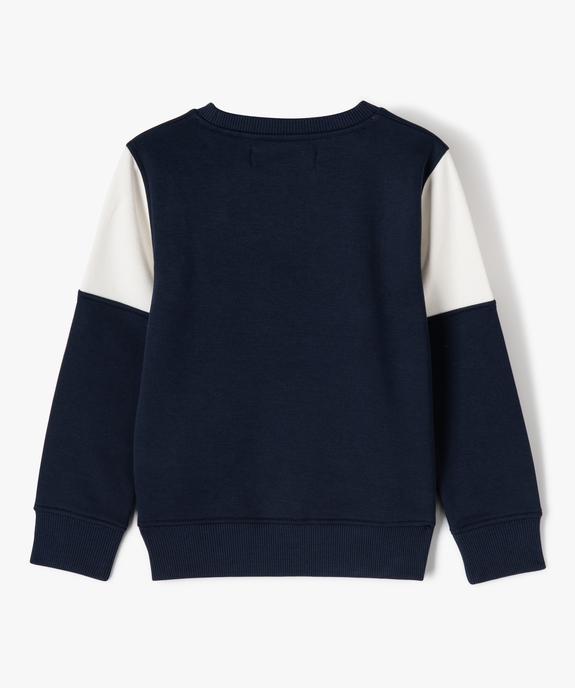 Sweat bicolore avec inscription XXL garçon - Camps United vue3 - CAMPS UNITED - GEMO