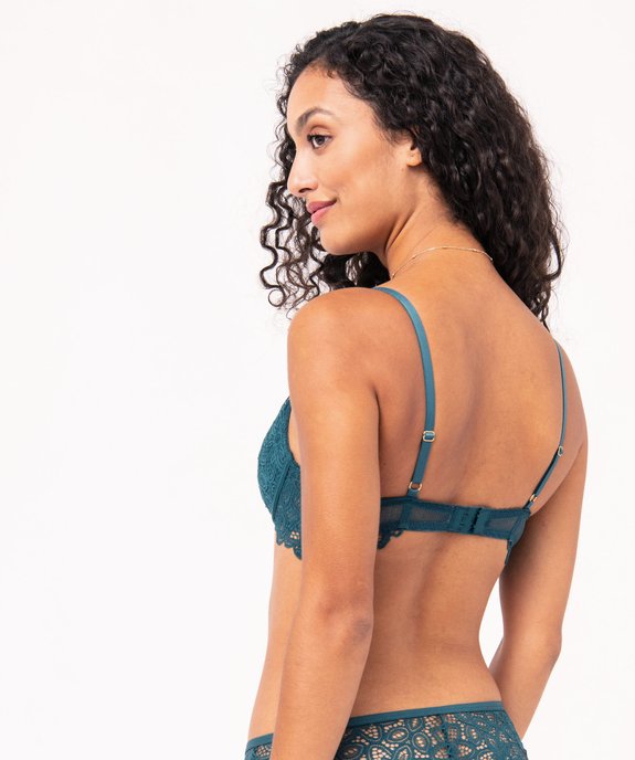 Soutien-gorge corbeille en dentelle avec coques fines vue2 - GEMO(HOMWR FEM) - GEMO