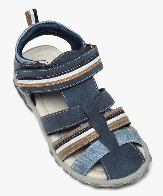 Sandales garçon multi-brides fermeture scratch vue5 - GEMO (ENFANT) - GEMO