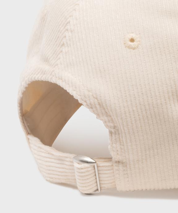 Casquette en velours côtelé femme vue2 - GEMO (ACCESS) - GEMO