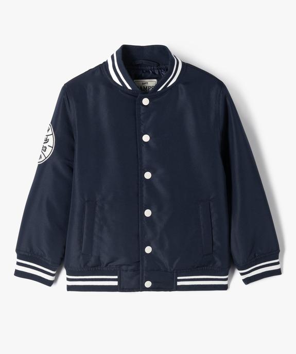 Blouson matelassé avec broderie dans le dos garçon - Camps United vue2 - CAMPS - GEMO