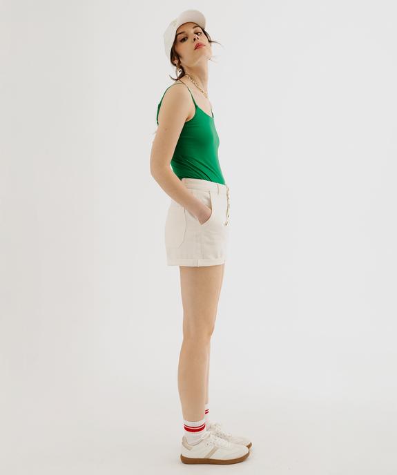 Body à fines bretelles femme vue5 - GEMO(FEMME PAP) - GEMO