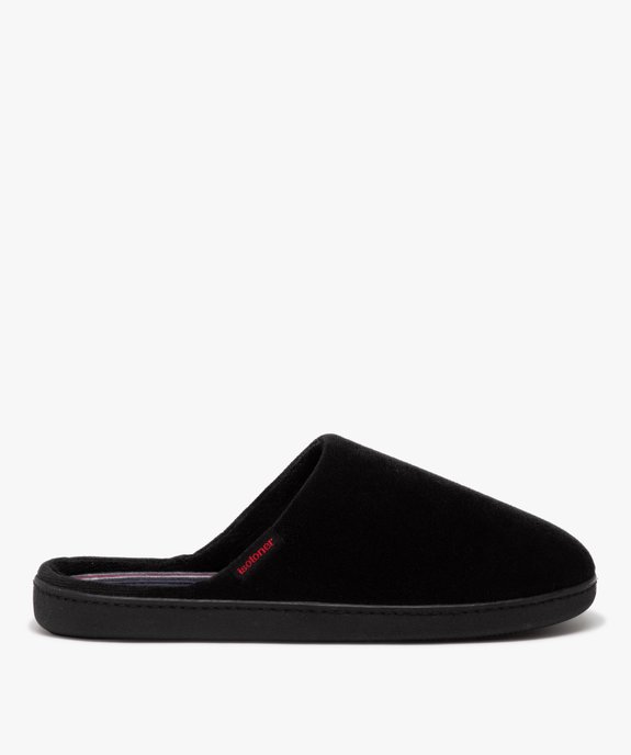Chaussons homme pantoufles en velours côtelé uni - Isotoner vue1 - ISOTONER - GEMO