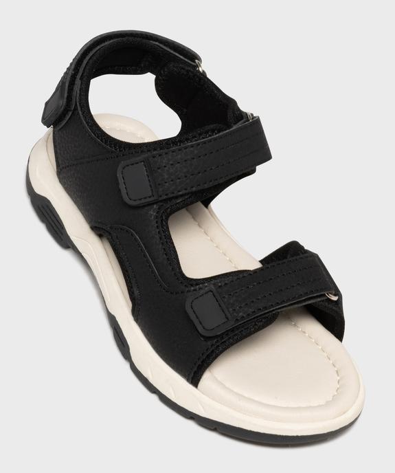 Sandales unies à scratch garçon - 5 Miles vue5 - 5 MILES - GEMO