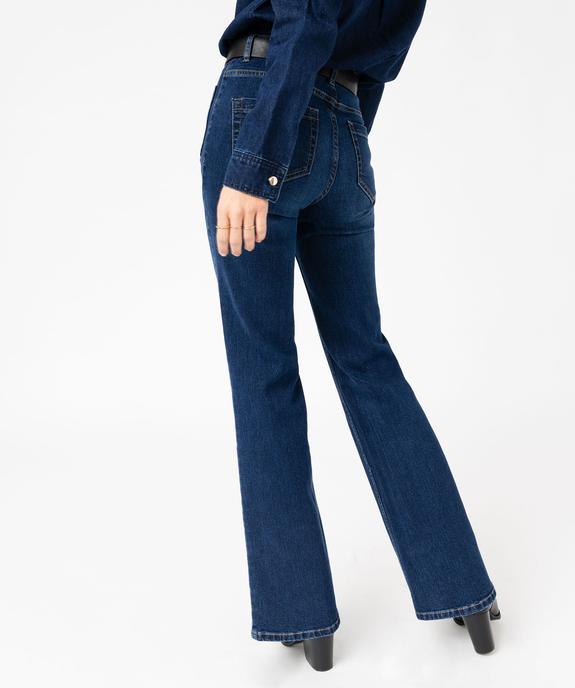 Jean flare taille haute femme - LuluCastagnette vue3 - LULU CASTAGNETT - GEMO