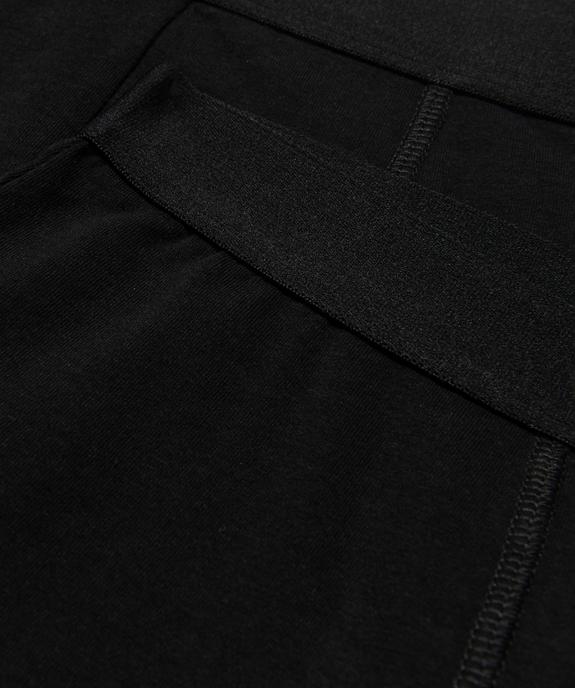 Boxer uni en coton extensible homme (lot de 2) vue2 - GEMO 4G HOMME - GEMO