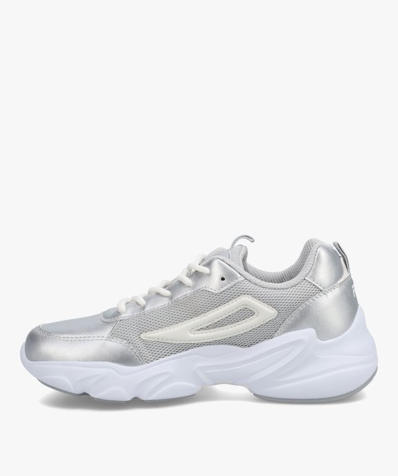 Baskets femme multi-matières à détails brillants – Fila Felice vue3 - FILA - GEMO