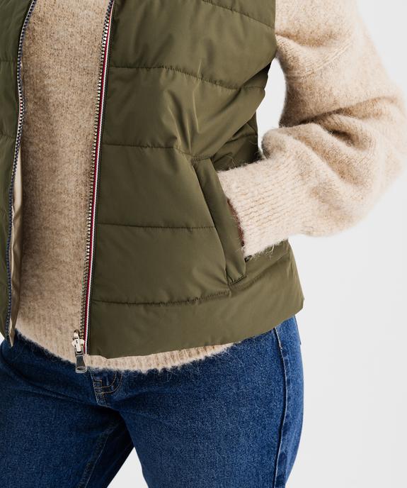Doudoune sans manches réversible à capuche femme vue7 - GEMO 4G FEMME - GEMO