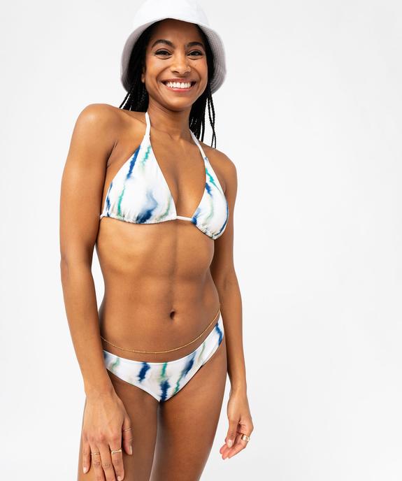 Bas de maillot de bain femme forme classique multicolore vue5 - GEMO 4G FEMME - GEMO
