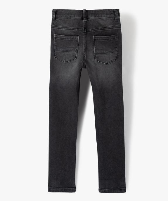 Jean coupe skinny extensible 5 poches garçon vue4 - GEMO 4G GARCON - GEMO