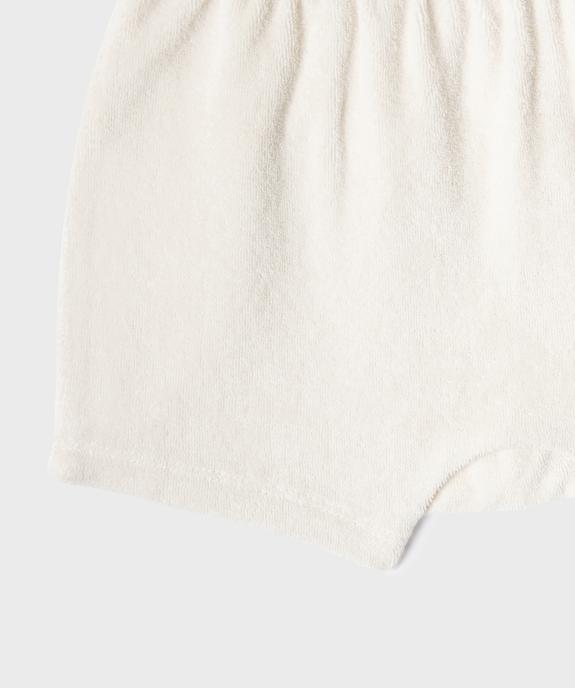 Ensemble 2 pièces en maille éponge bébé garçon Tee-shirt et short vue2 - GEMO(BB COUCHE) - GEMO