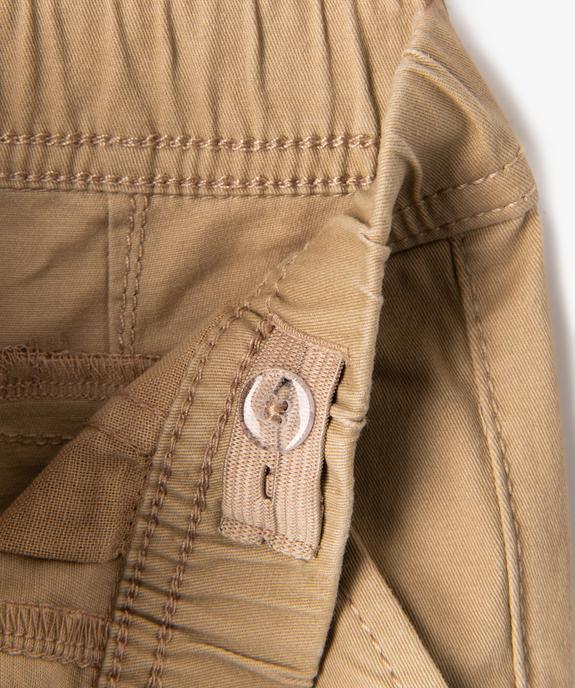 Pantalon chino avec taille élastique bébé garçon - LuluCastagnette vue3 - LULUCASTAGNETTE - GEMO