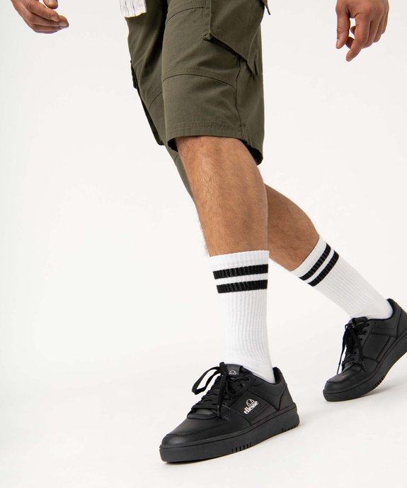 Tennis homme unies à lacets – Ellesse Mendita vue1 - ELLESSE - GEMO