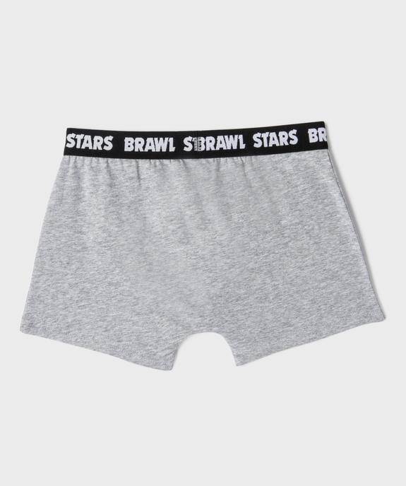 Boxers imprimés avec large ceinture garçon (lot de 2) - Brawl Stars vue4 - BRAWL STARS - GEMO