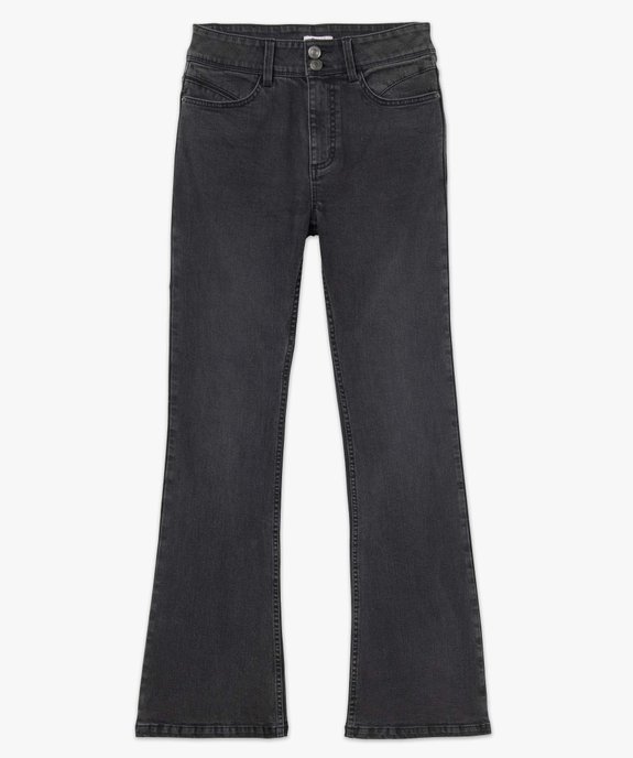 Jean femme coupe Bootcut taille haute vue4 - GEMO(FEMME PAP) - GEMO