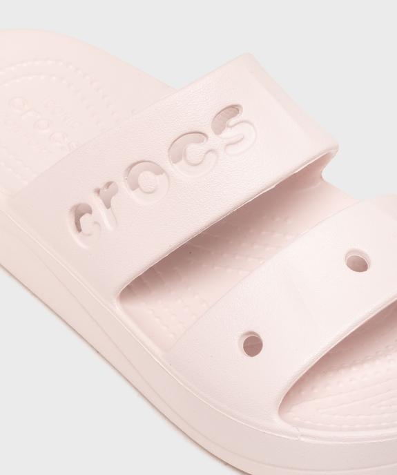 Mules de piscine femme à double brides et semelle plateforme - Crocs vue6 - CROCS - GEMO