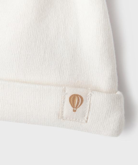 Bonnet de naissance bébé en jersey de coton (lot de 2) vue2 - GEMO(BB COUCHE) - GEMO