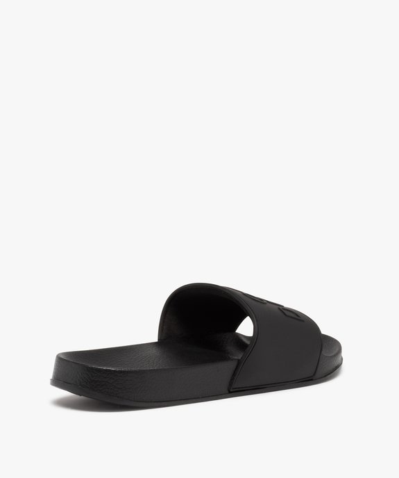 Mules de piscine homme unies « off duty » vue4 - GEMO (PLAGE) - GEMO