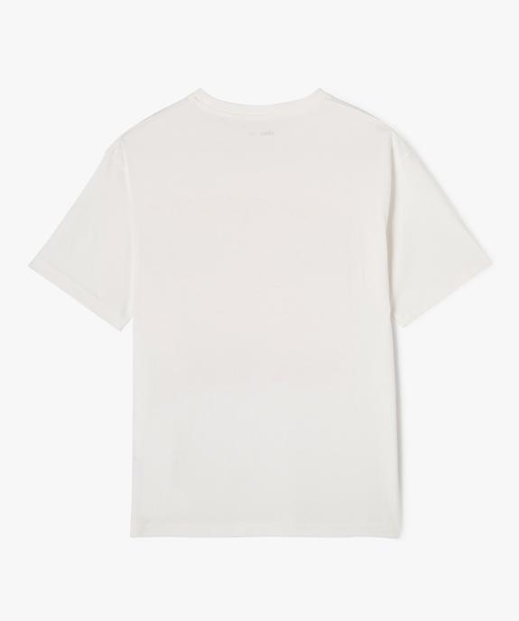 Tee-shirt manches courtes à motif fun garçon vue4 - GEMO (JUNIOR) - GEMO