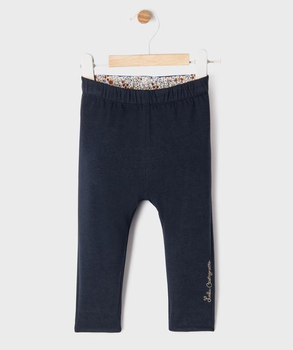 Legging réversible bébé fille - LuluCastagnette vue4 - LULU CASTAGNETTE GEMO FOR GOOD - GEMO