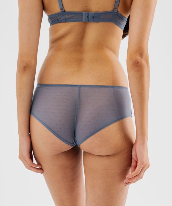Shorty en dentelle et plumetis femme (lot de 2) vue3 - GEMO(HOMWR FEM) - GEMO