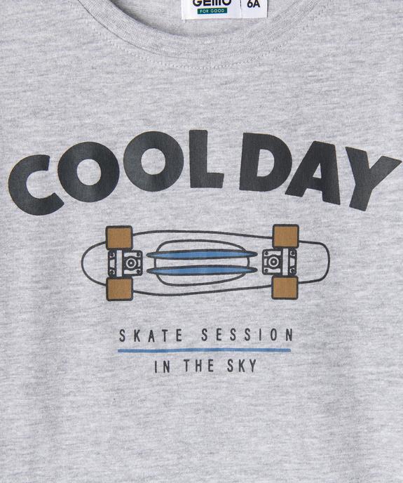 Pyjama 2 pièces en coton imprimé garçon vue2 - GEMO 4G GARCON - GEMO