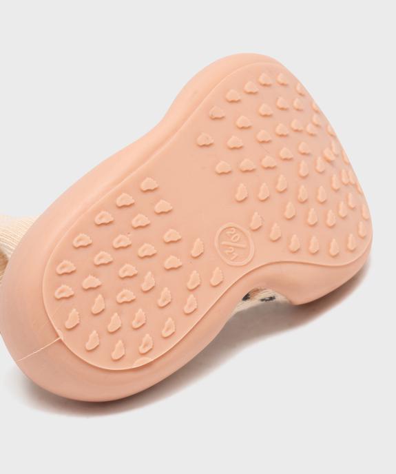 Chaussons avec tige chaussette à motif léopard bébé fille vue6 - GEMO (ENFANT) - GEMO